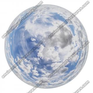 HDRi Skydome of Blue Clouded Sky 16K